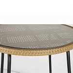 Барный столик с круглой плетеной столешницей Wicker Table Top варинант исполнения - 5 | Loft Concept в Твери