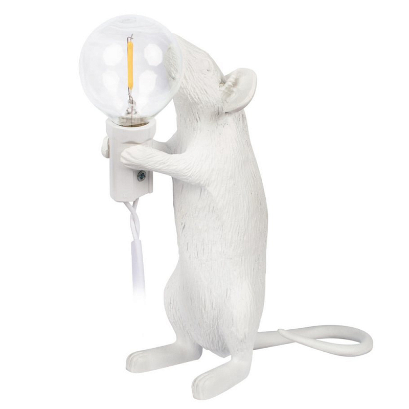 Настольная лампа Mouse gift White Белый Настольная лампа Mouse gift White Белый в Твери | Loft Concept