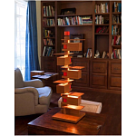 Торшер с каркасом из множества полок Links варинант исполнения - 4 | Loft Concept в Твери