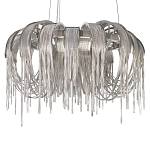 Люстра подвесная круглая с изогнутыми металлическими дугами и ниспадающими цепочками 65 см Atlantis Chain варинант исполнения - 15 | Loft Concept в Твери