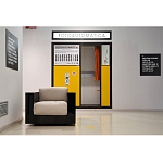 Дизайнерское кожаное кресло Poltronova Saratoga Armchair варинант исполнения - 5 | Loft Concept в Твери