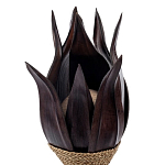 Настольная лампа черная INDONESIAN LAMPS 1 варинант исполнения - 2 | Loft Concept в Твери