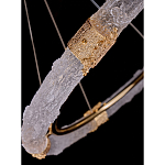 Люстра в форме кольца с золотым декором Warm Heavenly Light варинант исполнения - 3 | Loft Concept в Твери