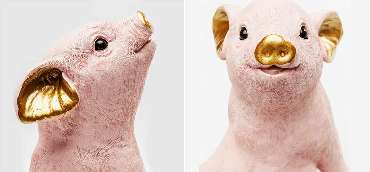 Статуэтка розовый поросенок Pink pig Статуэтка розовый поросенок Pink pig - Loft-Concept в Твери