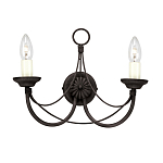 Бра черного цвета с лампой в форме свечи Elstead Lighting варинант исполнения - 4 | Loft Concept в Твери