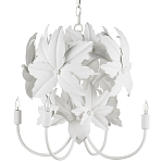 Люстра белая в виде цветков шиповника White Rosehip Flower варинант исполнения - 2 | Loft Concept в Твери