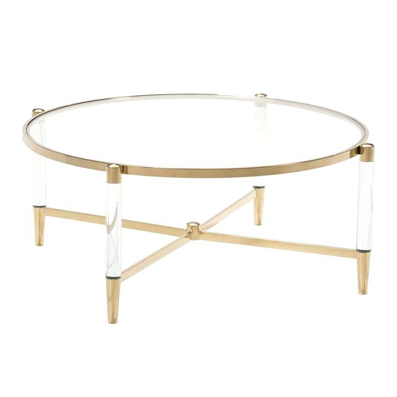 Кофейный стол Existential Coffee Table Золотой Прозрачный Кофейный стол Existential Coffee Table Золотой Прозрачный в Твери | Loft Concept