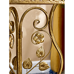 Столик приставной золотистый с орнаментом на столешнице Tanzania варинант исполнения - 6 | Loft Concept в Твери