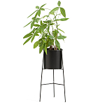 Кашпо из металла Elevated Planters черное варинант исполнения - 2 | Loft Concept в Твери