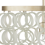 Потолочный светильник с каскадом из круглых декоративных колец Waterfall from the Rings варинант исполнения - 1 | Loft Concept в Твери