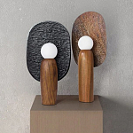 Настольная лампа из дерева Decorative Wooden Lamp варинант исполнения - 2 | Loft Concept в Твери