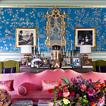 Обои ручная роспись Houghton Canton Blue варинант исполнения - 5 | Loft Concept в Твери