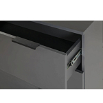 Комод цвета графит с 3-мя ящиками Strict Lines  варинант исполнения - 6 | Loft Concept в Твери