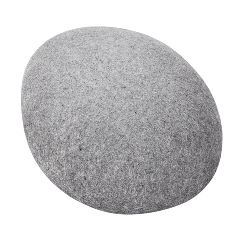 Пуф - Камень SOLID Серый Белый Светло-серый в Твери | Loft Concept 
