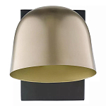 Бра с наклонным плафоном в сочетании золотистого и чёрного цвета Sconce with Sloping Shade варинант исполнения - 1 | Loft Concept в Твери