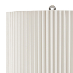 Настольная лампа с плиссированным цилиндрическим абажуром Tightened Waist варинант исполнения - 2 | Loft Concept в Твери