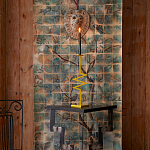 Обои ручная роспись Braganza Standard colourway on dyed paper варинант исполнения - 3 | Loft Concept в Твери