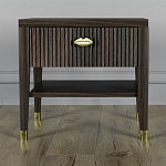 Прикроватная тумбочка с ящиком Elsa Dreams Walnut варинант исполнения - 5 | Loft Concept в Твери