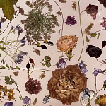 Круглый журнальный столик со столешницей из эпоксидной смолы Epoxy Resin Flowers Coffee Table варинант исполнения - 10 | Loft Concept в Твери