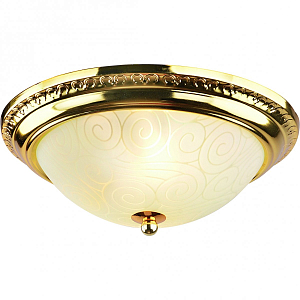 Потолочный светильник Flush Mount Ceiling Light Gold