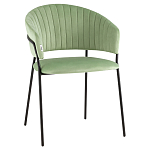 Стул в велюре фисташкового цвета Horizon варинант исполнения - 1 | Loft Concept в Твери