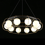 Люстра подвесная круглая с белыми плафонами Martin варинант исполнения - 1 | Loft Concept в Твери