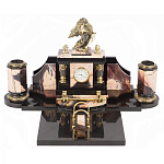 Настольный письменный набор из яшмы с декором в виде орла Manager Organizer варинант исполнения - 1 | Loft Concept в Твери