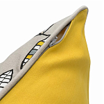 Чехол на подушку с рисунком и вышивкой Aurora Allure Sprout варинант исполнения - 4 | Loft Concept в Твери