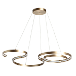 Люстра подвесная светодиодная в виде волнообразной ленты Ribbon Vortex варинант исполнения - 15 | Loft Concept в Твери