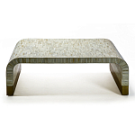 Стол журнальный Белый  BONE INLAY SIDE TABLE-Cream варинант исполнения - 2 | Loft Concept в Твери