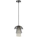 Подвесной светильник Black Grey Mesh Tube Lampshade Hanging Lamp варинант исполнения - 2 | Loft Concept в Твери