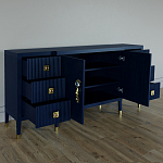 Большой Комод-буфет Elsa Dreams Blue с ящиками варинант исполнения - 6 | Loft Concept в Твери