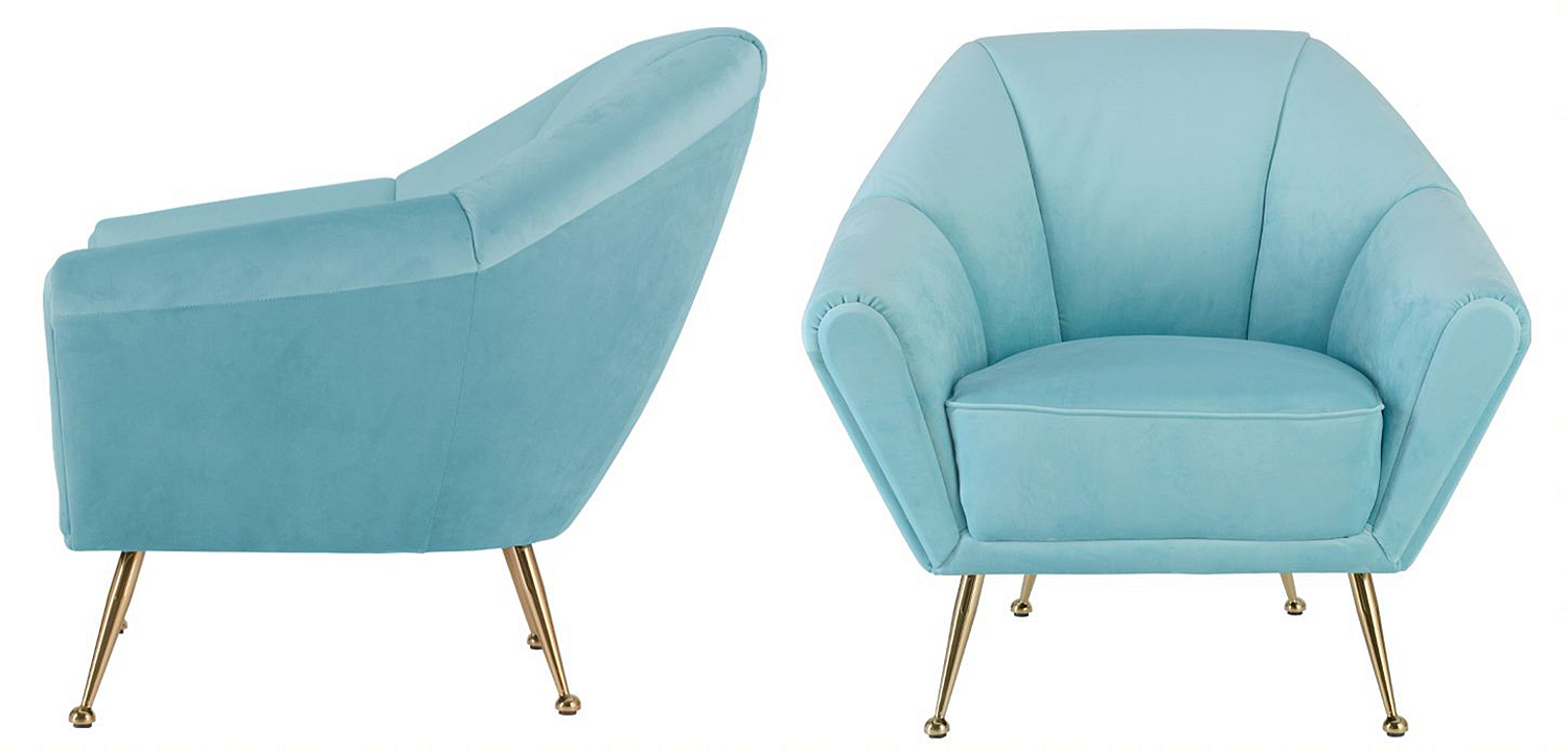 Кресло Brunner Chair light blue Кресло Brunner Chair light blue - Loft-Concept в Твери