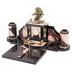 Настольный письменный набор из яшмы с декором в виде орла Manager Organizer варинант исполнения - 2 | Loft Concept в Твери