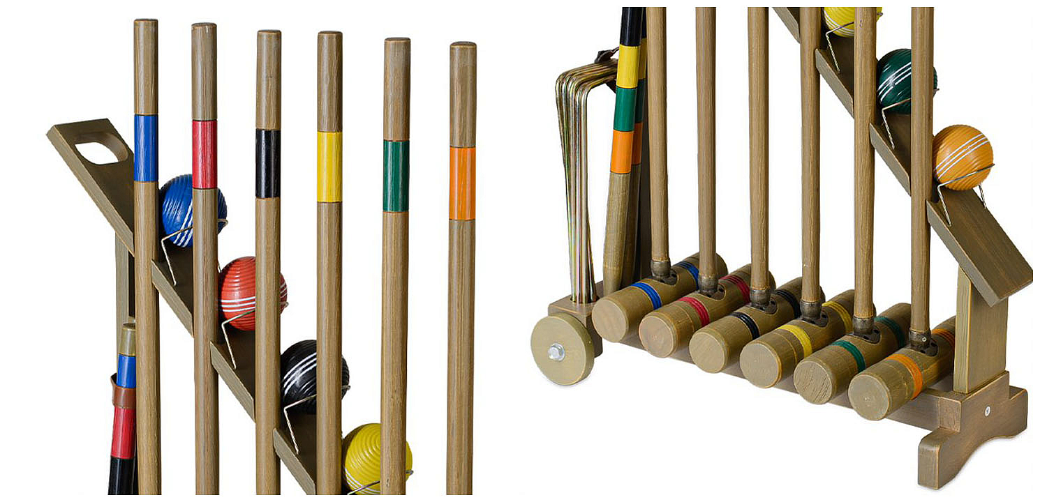 Антикварный Ретро-набор для игры в Крокет США - Loft-Concept в Твери