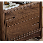 Вешалка деревянная с 2- мя ящиками Moon Walnut Furniture варинант исполнения - 8 | Loft Concept в Твери