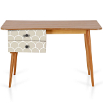 Письменный стол с принтом на ящиках Elise Desk варинант исполнения - 4 | Loft Concept в Твери