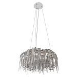 Люстра круглая подвесная с металлическими дугами и длинными цепочками 80 см Atlantis Chain варинант исполнения - 4 | Loft Concept в Твери