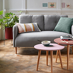 Кашпо из металла Elevated Planters красное варинант исполнения - 3 | Loft Concept в Твери