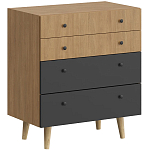 Комод с принтом на ящиках Elise Chest of Drawers варинант исполнения - 10 | Loft Concept в Твери