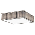 Потолочный светильник квадратный с гофрированным абажуром цвета графит Millennium варинант исполнения - 2 | Loft Concept в Твери