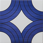 Дизайнерская плитка с узором Восьмерки варинант исполнения - 2 | Loft Concept в Твери