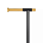 Держатель для туалетной бумаги с подвесным ершиком Black Bathroom Accessory варинант исполнения - 3 | Loft Concept в Твери