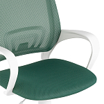 Офисное кресло с основанием из белого пластика Desk chairs Green варинант исполнения - 6 | Loft Concept в Твери
