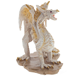 Декоративная статуэтка Дракон Dragon Beige Gold Statuette варинант исполнения - 2 | Loft Concept в Твери