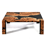 Кофейный Стол River in Autumn Elm Resin Coffee Table варинант исполнения - 1 | Loft Concept в Твери