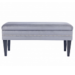 Мягкая банкетка с зоной для хранения Casket Grey варинант исполнения - 1 | Loft Concept в Твери