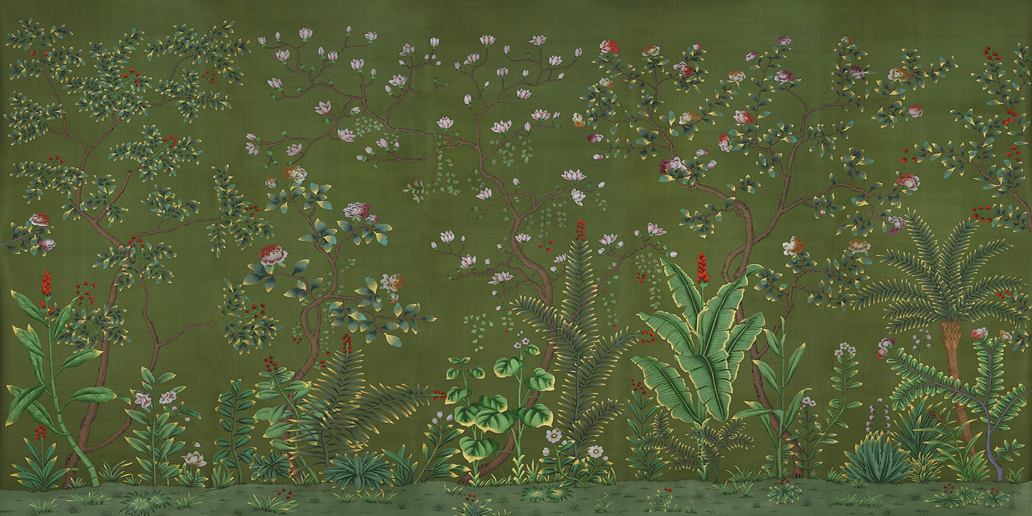 Обои ручная роспись Sans Soucis Perfect Green - Loft-Concept в Твери