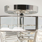 Потолочный светильник шестигранной формы с прозрачными стеклянным плафоном Elstead Lighting варинант исполнения - 6 | Loft Concept в Твери