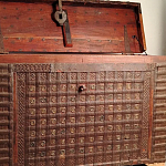 Большой Этнический сундук с металлическим декором  варинант исполнения - 1 | Loft Concept в Твери